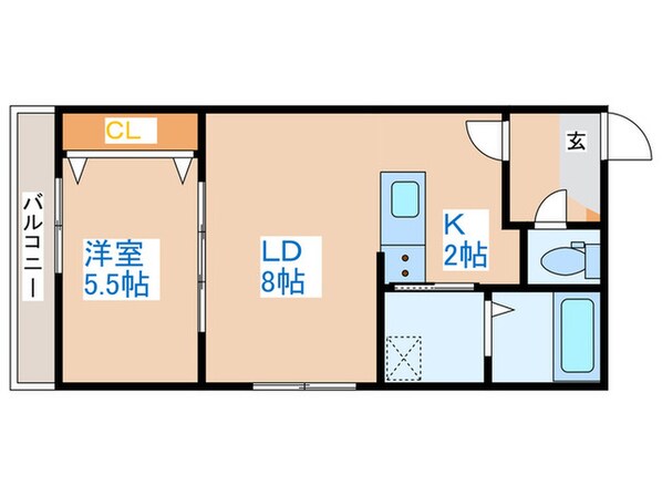 グランループ西野の物件間取画像